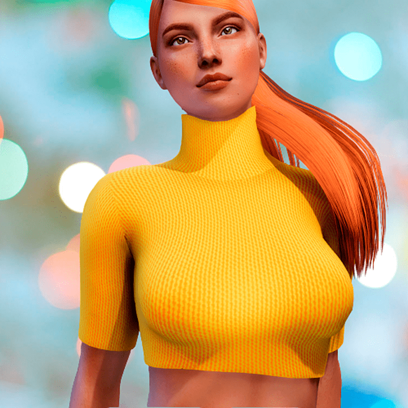 ✿ Turtleneck Top ✿