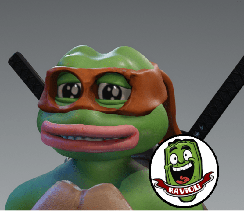 T.M.N.P Orange bandana and Belt