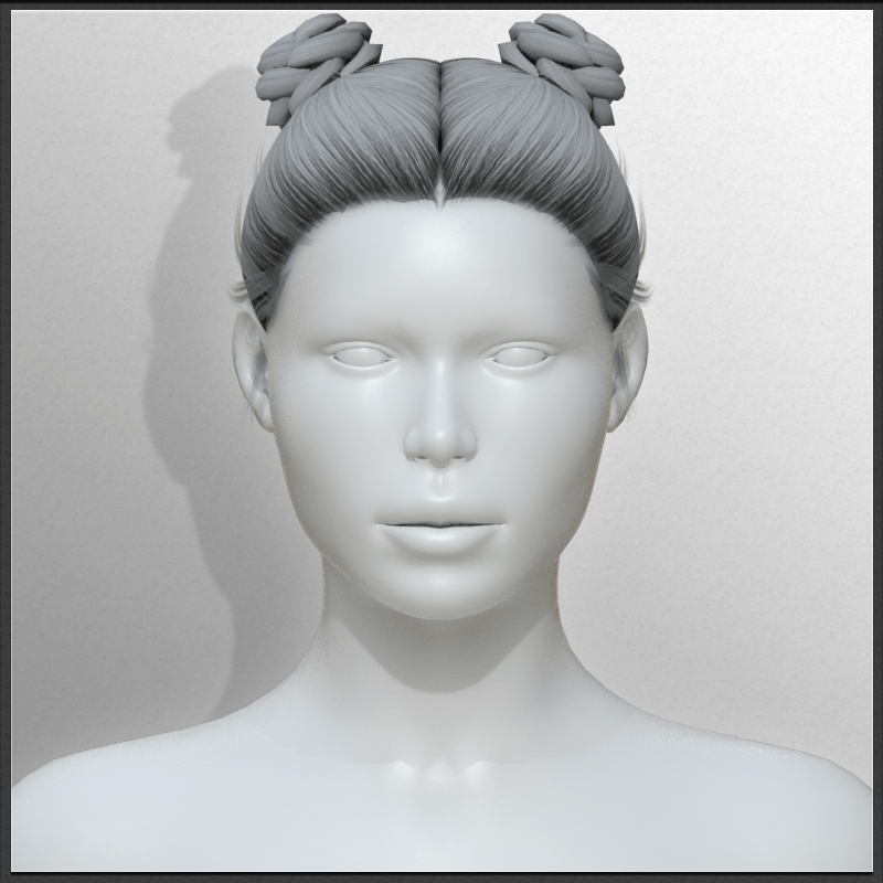 Issa - Without Bangs (Hair)