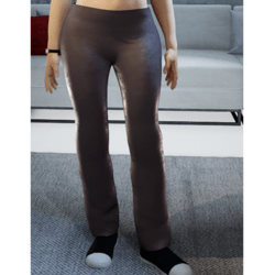 CHE'KEA - MEERA PANTS - DARK BROWN