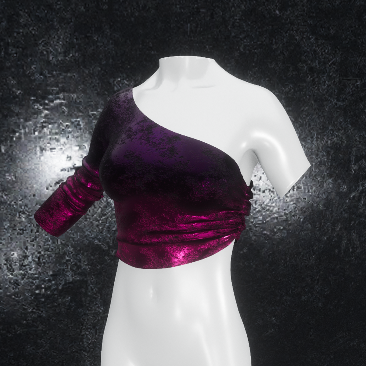 Top Valentina Steel purple