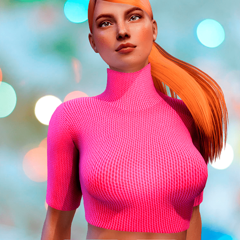 ✿ Turtleneck Top ✿