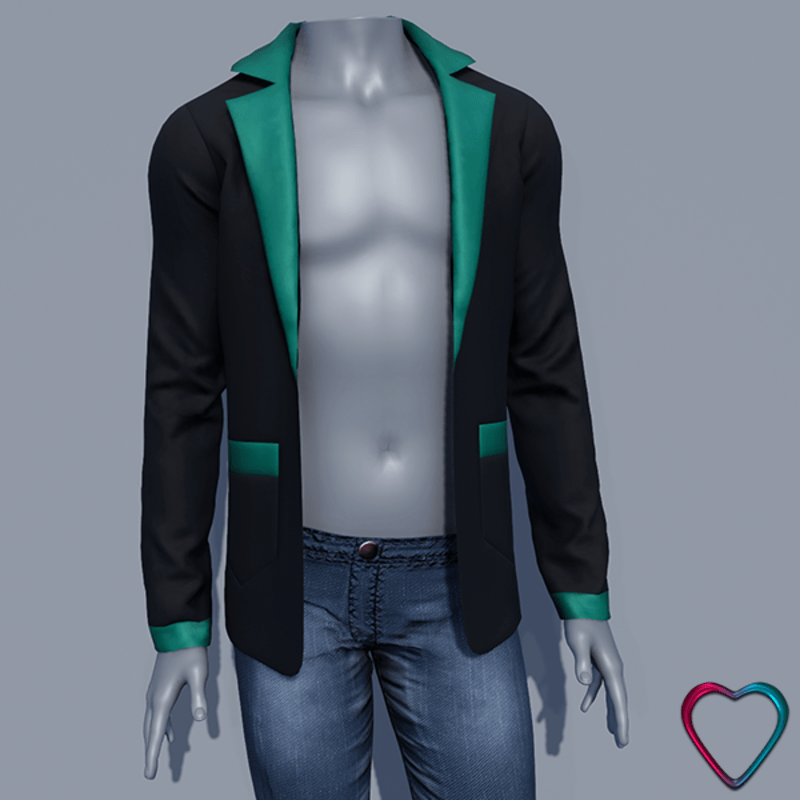 Men Blazer Jacket - Green
