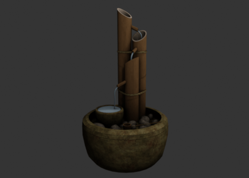 Fountain Bamboo Stone