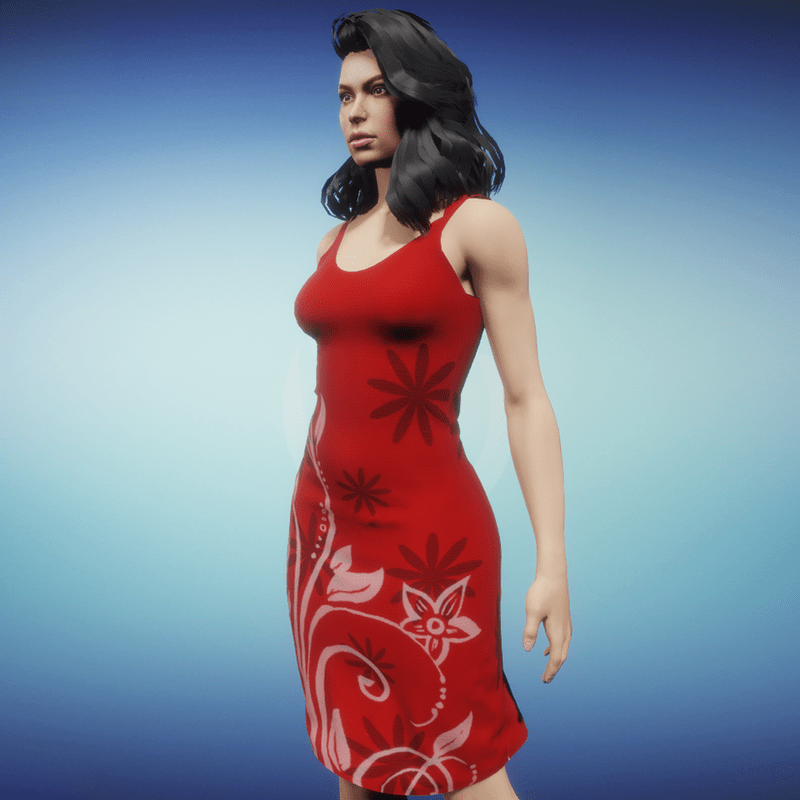 Summerdress Elly red