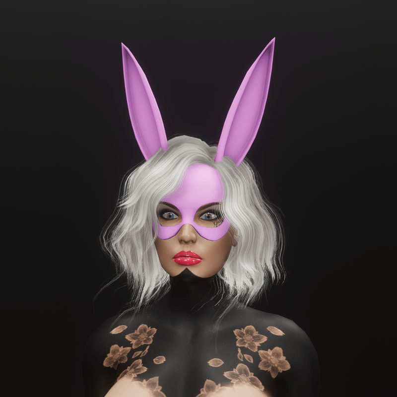 Bunny mask (pink)
