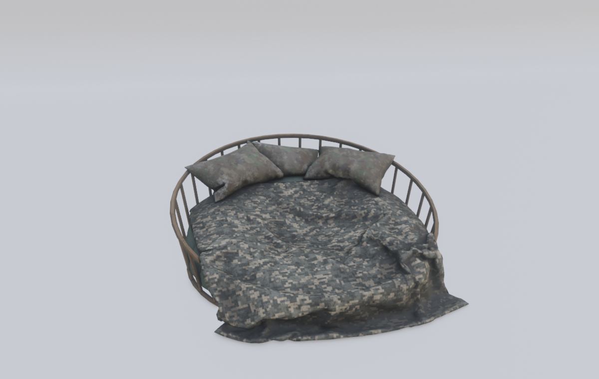 Small military bed