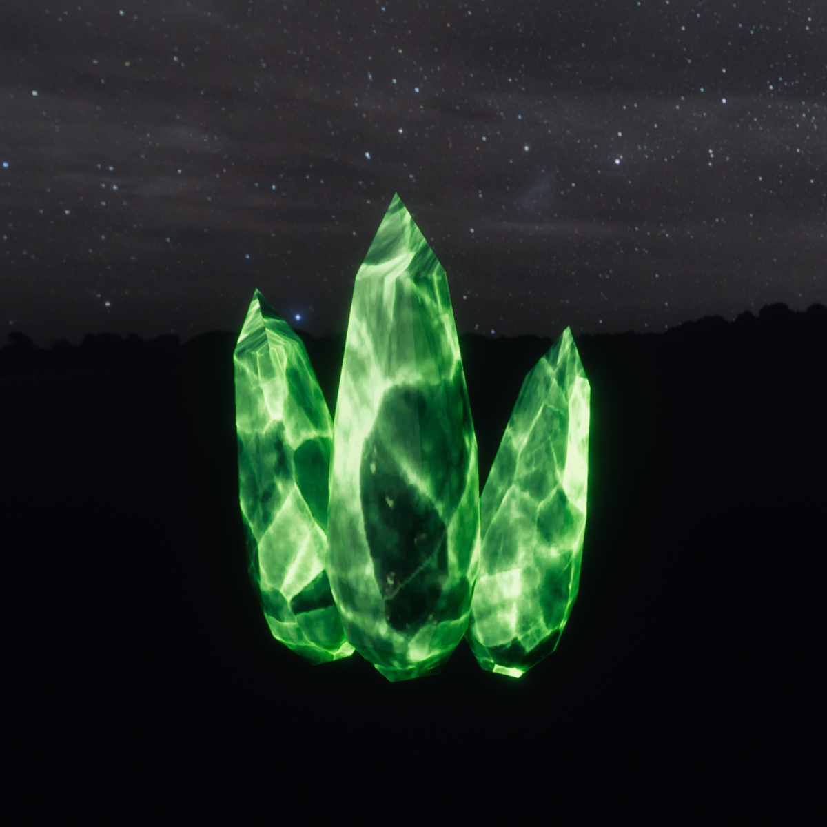 Audioreactive Crystals