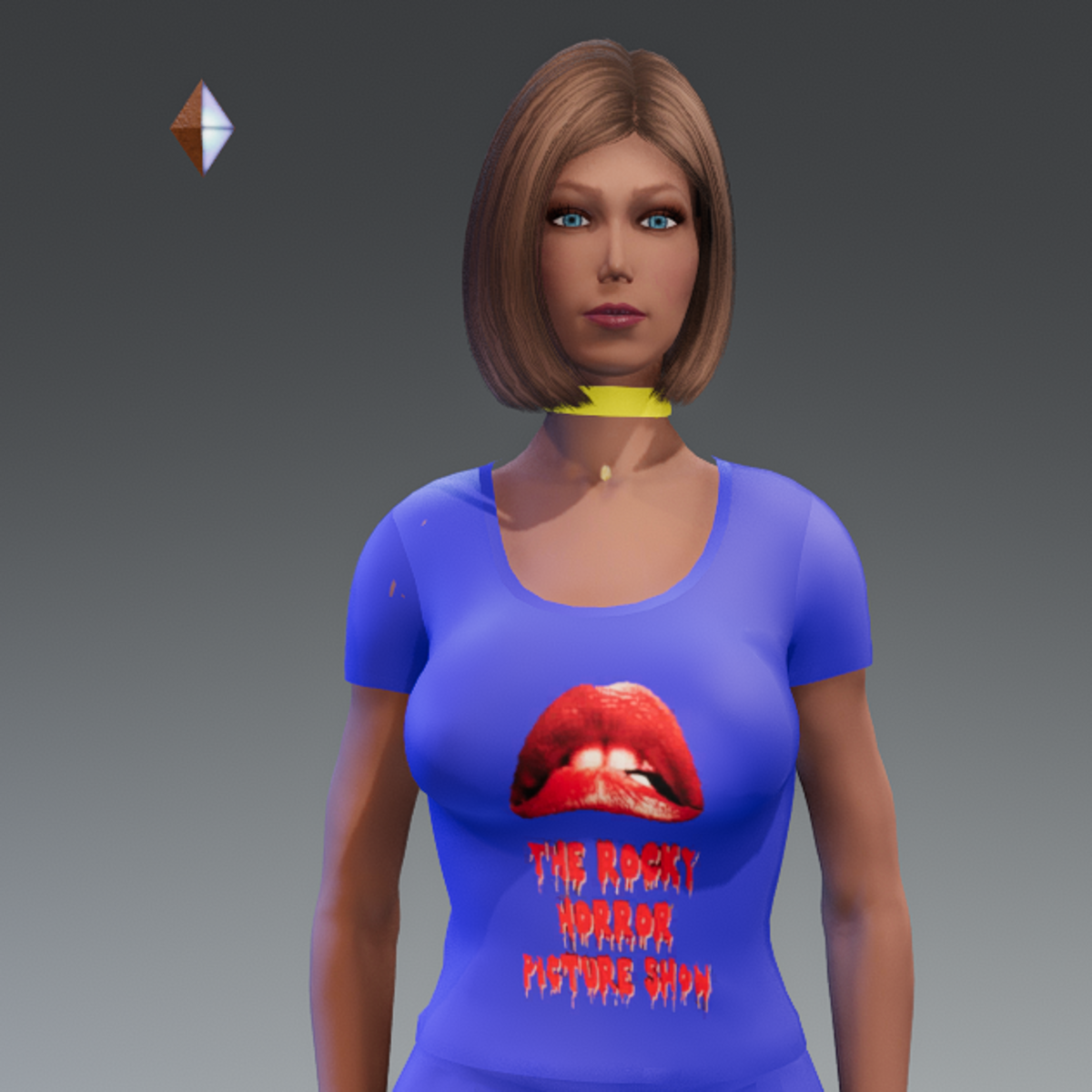 Emissive Yellow Choker