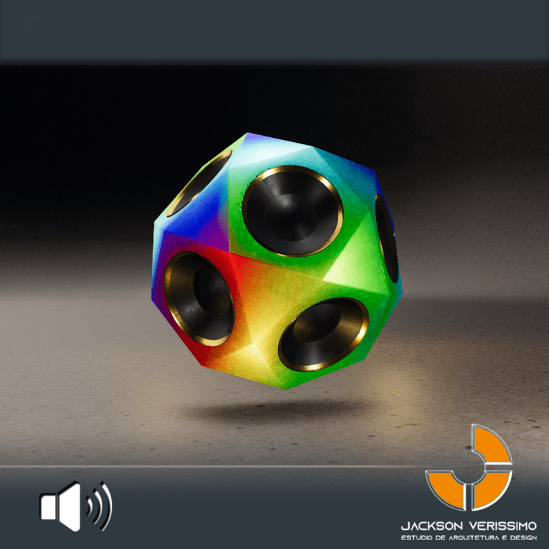 Ball Speaker- Rainbow