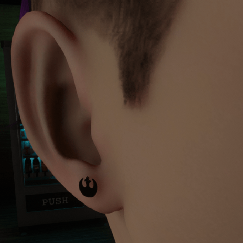 rebel alliance symbol black