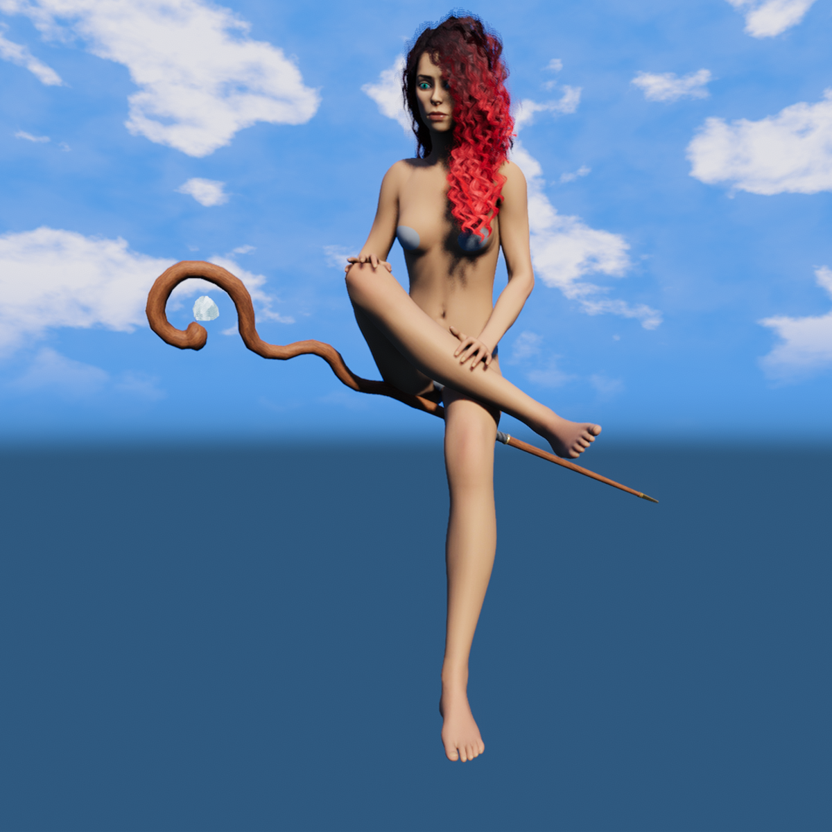 Fly on Sceptre Cross Leg Girls