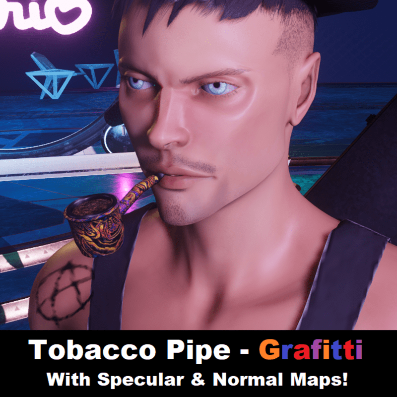 Tobacco Pipe - Grafitti