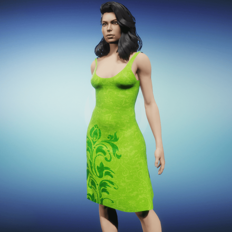 Summerdress Vicky green