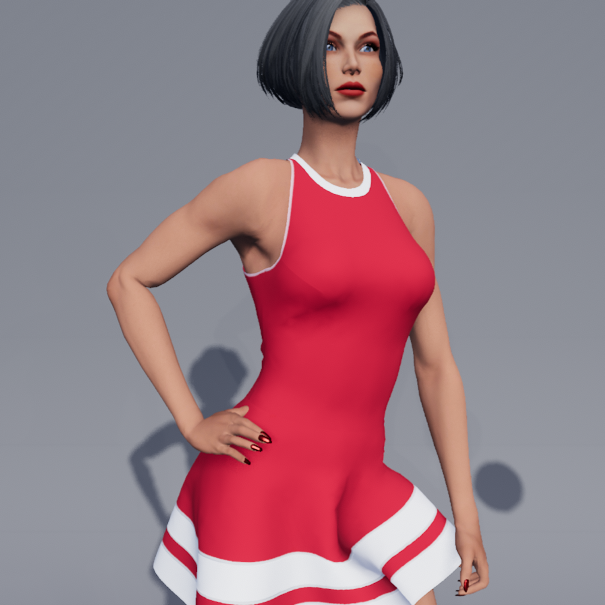 L.F. Martine Tennis Dress - Red
