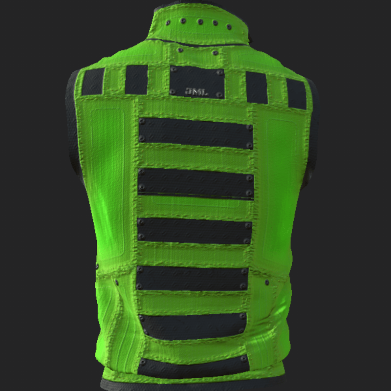 VEST_ DENIM_ ( JACKET_ ) GREEN 2