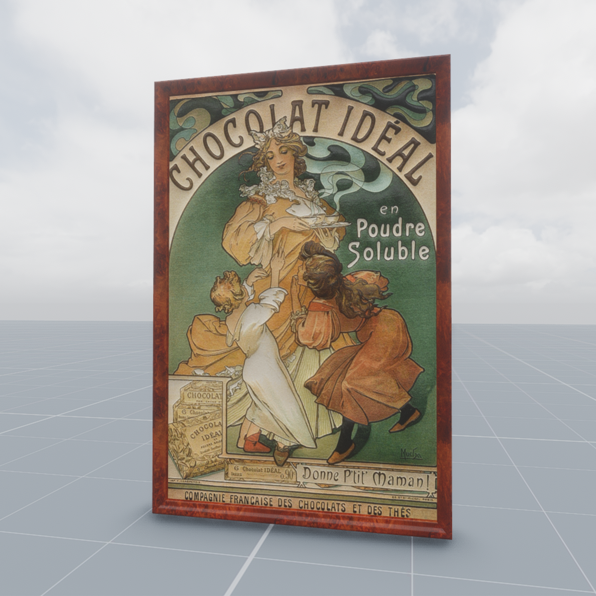 Chocolat Ideal Alphonse Mucha 1897