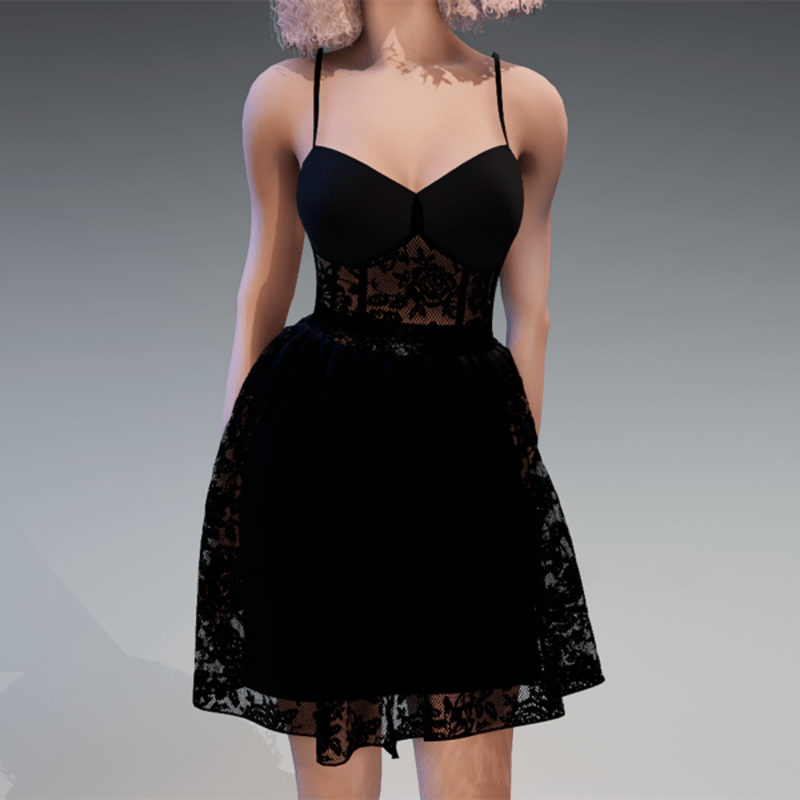 Summer Dress in Black