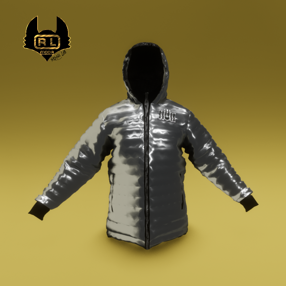 R.L.DEEJAY SKUL SILVER JACKET