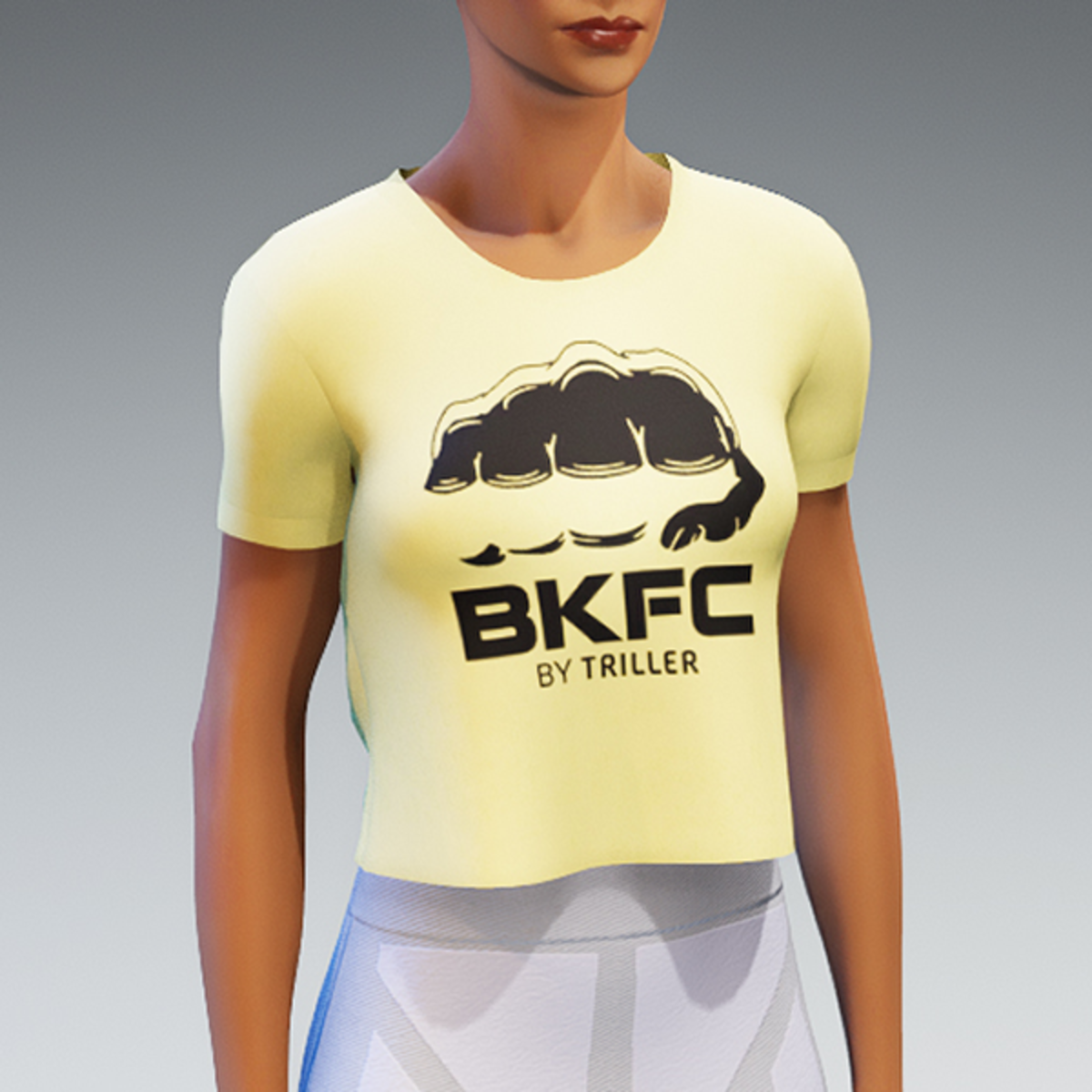 BKFC T-shirt Yellow FEMALE