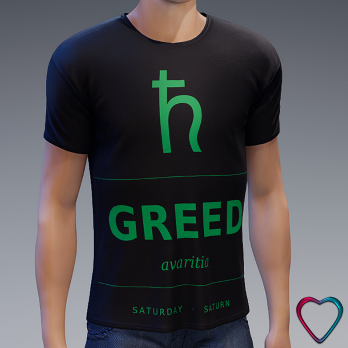 Men TeeShirt - 7 Deadly Sins - Greed