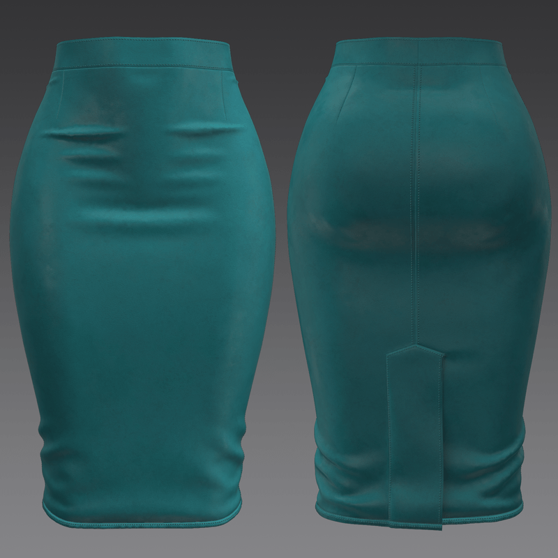 Leather Pencil Skirt