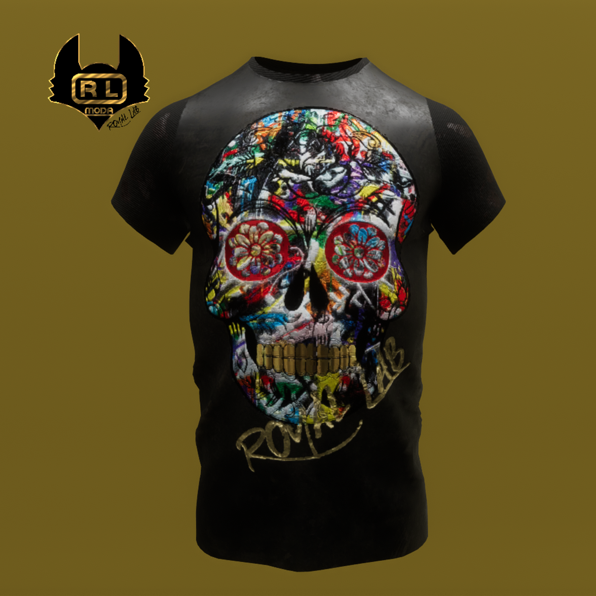 R.L.SKULL BLACK
