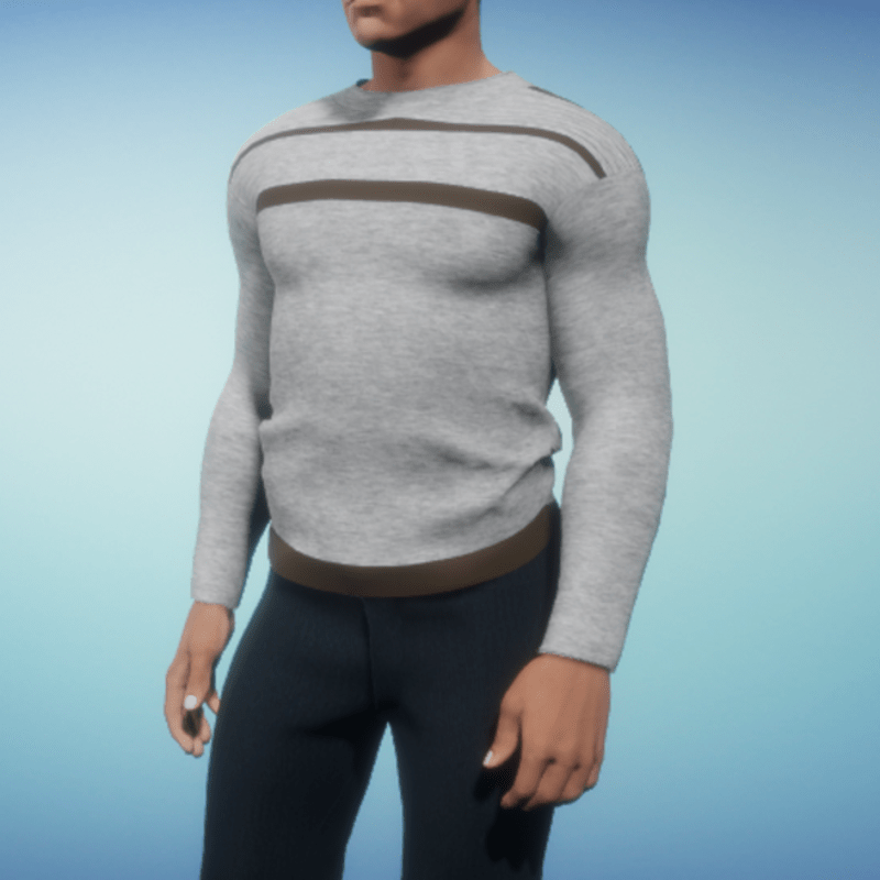 Shirt for man long gray