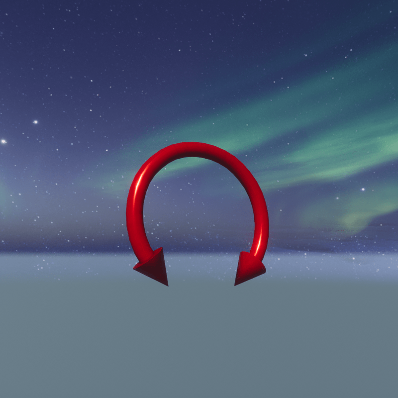 red spikey septum uwu