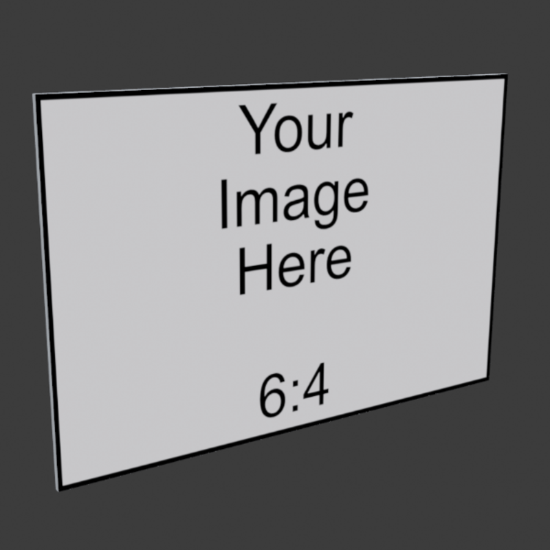 6x4 Frameless Image Panel