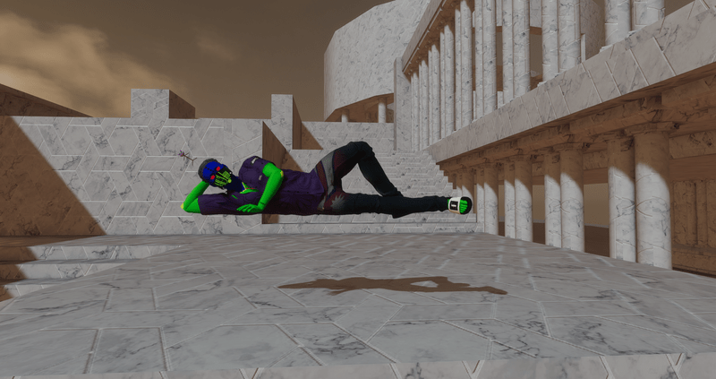 Rest, Just Rest Sideways (Float)