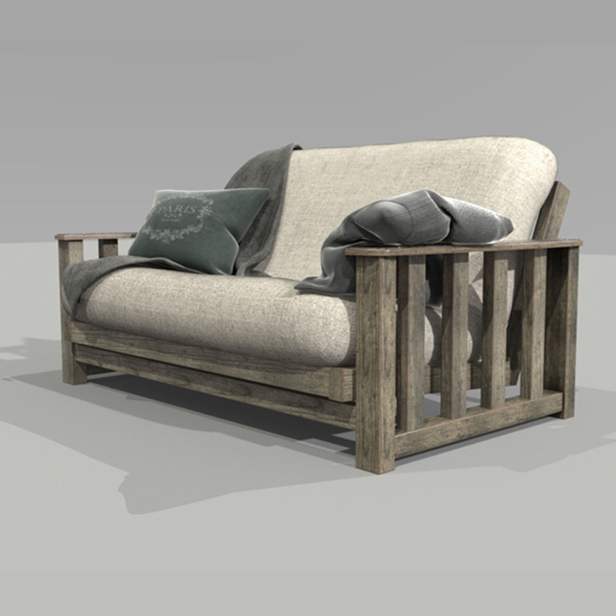 Rustic Futon