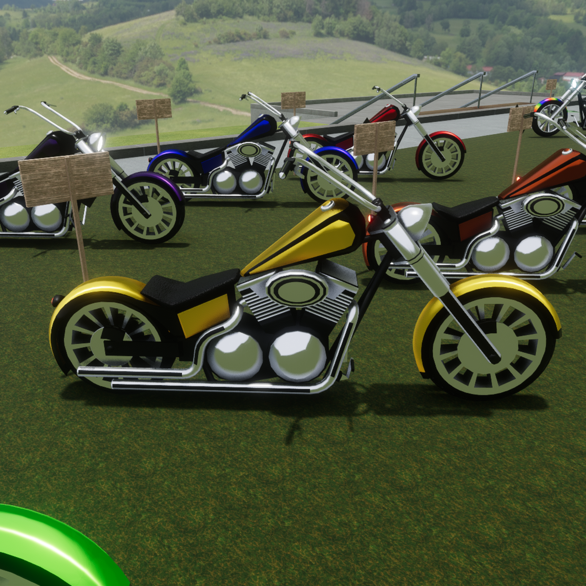 Yellow Bike Attachment