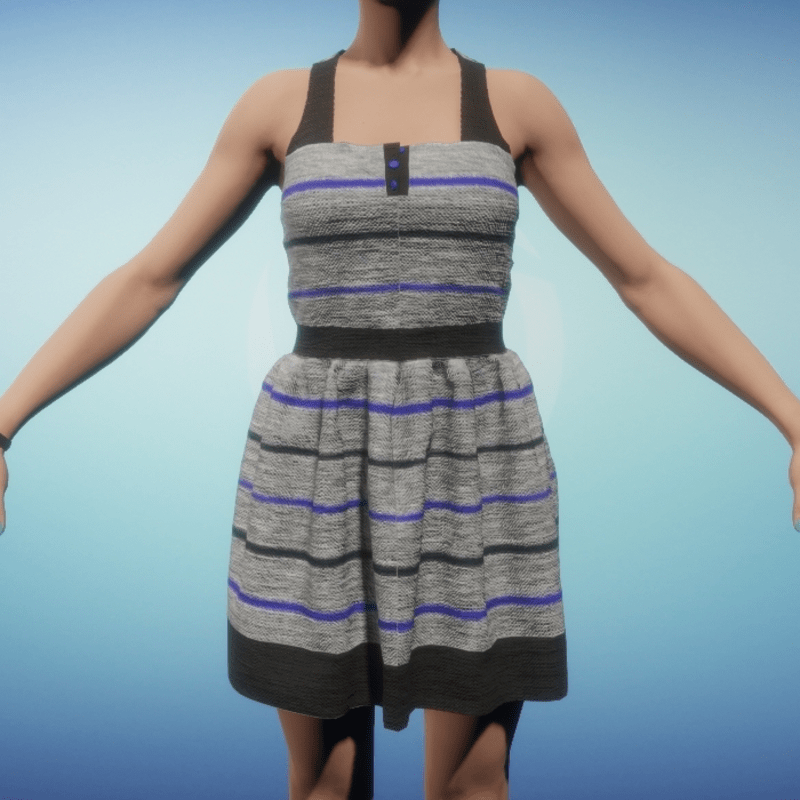 Racerback Sundress - Perriwinkle