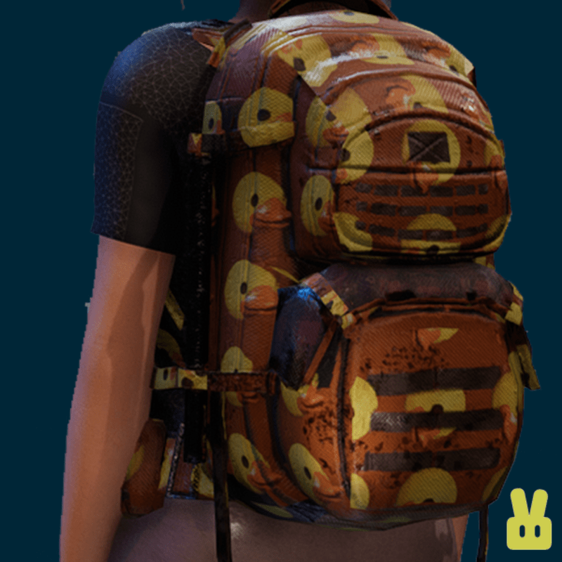 duck backpack - light brown