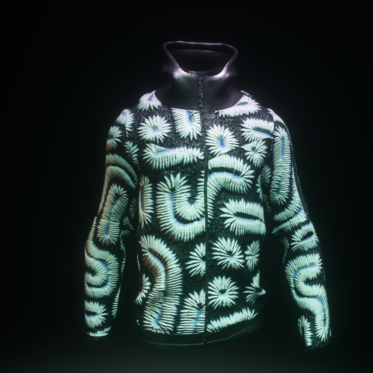 Net-Hoodie WashYoourHands-W