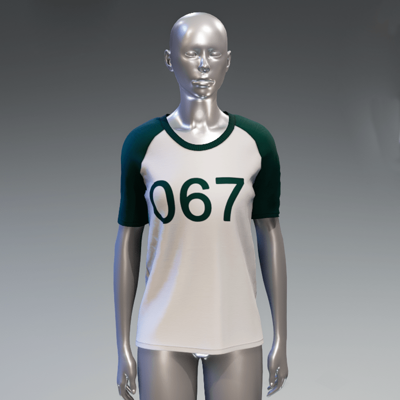 "Squid game" style t-shirt female 067