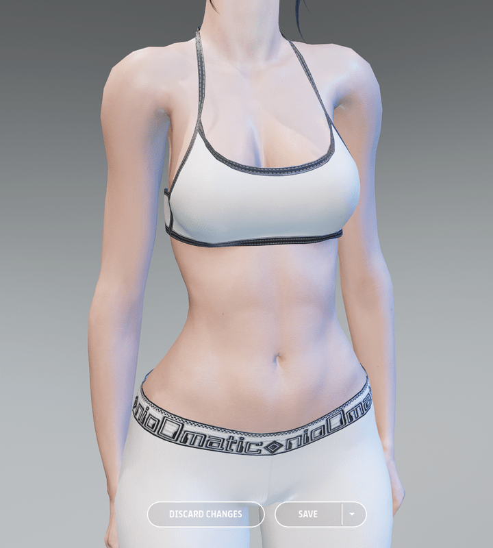 White Athletic Top - Female