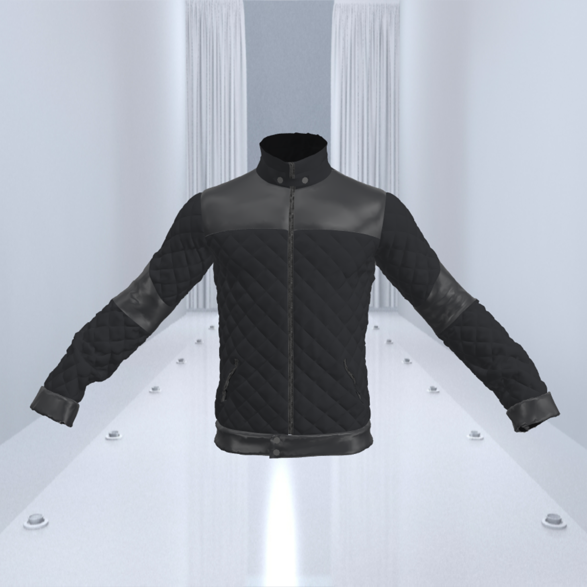 Black Bomber Jacket Leather