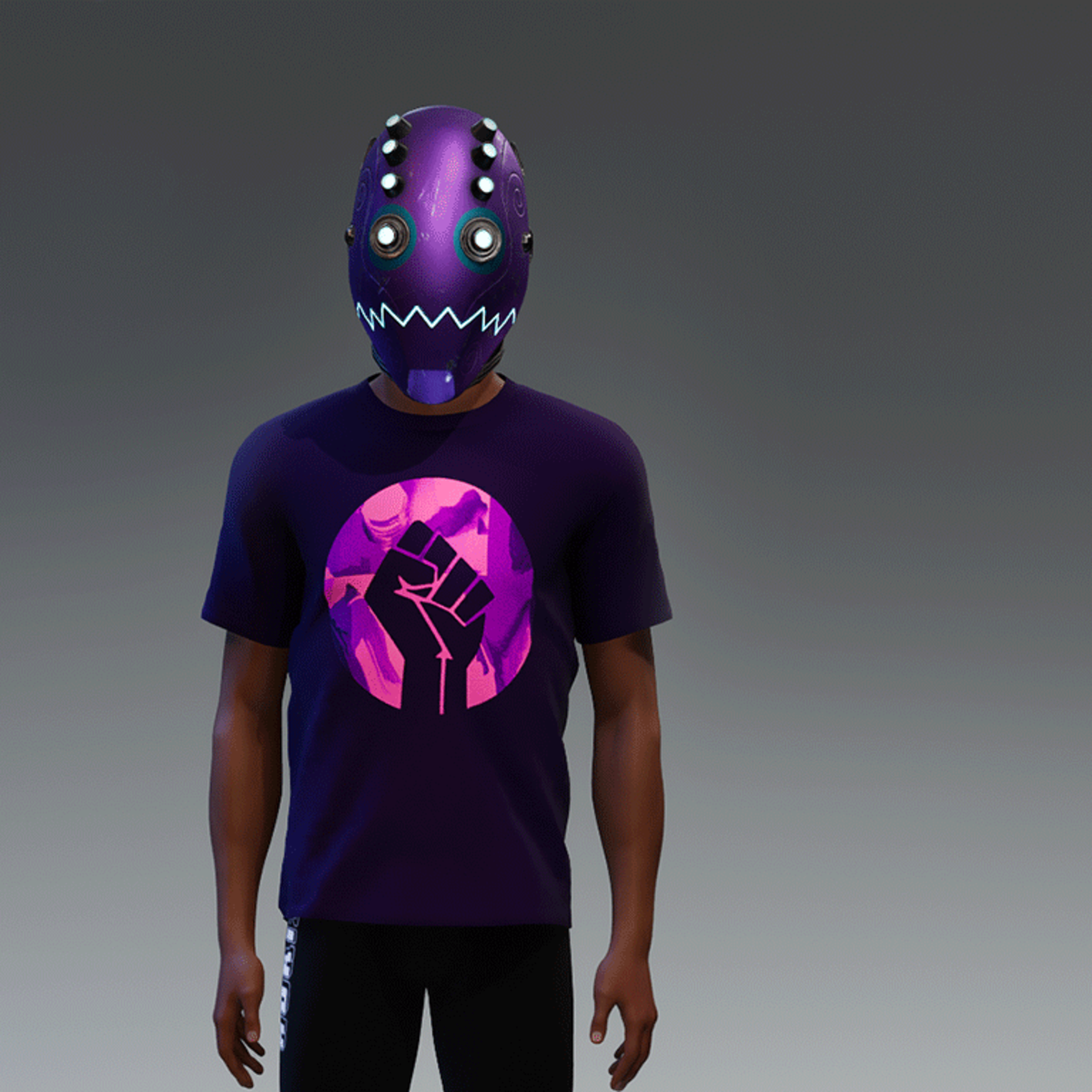 PURPLE LH2 BLM T-Shirt