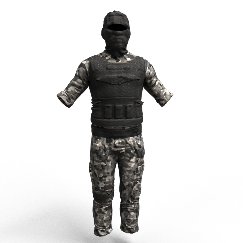 Military Uniform UrbanCamo male