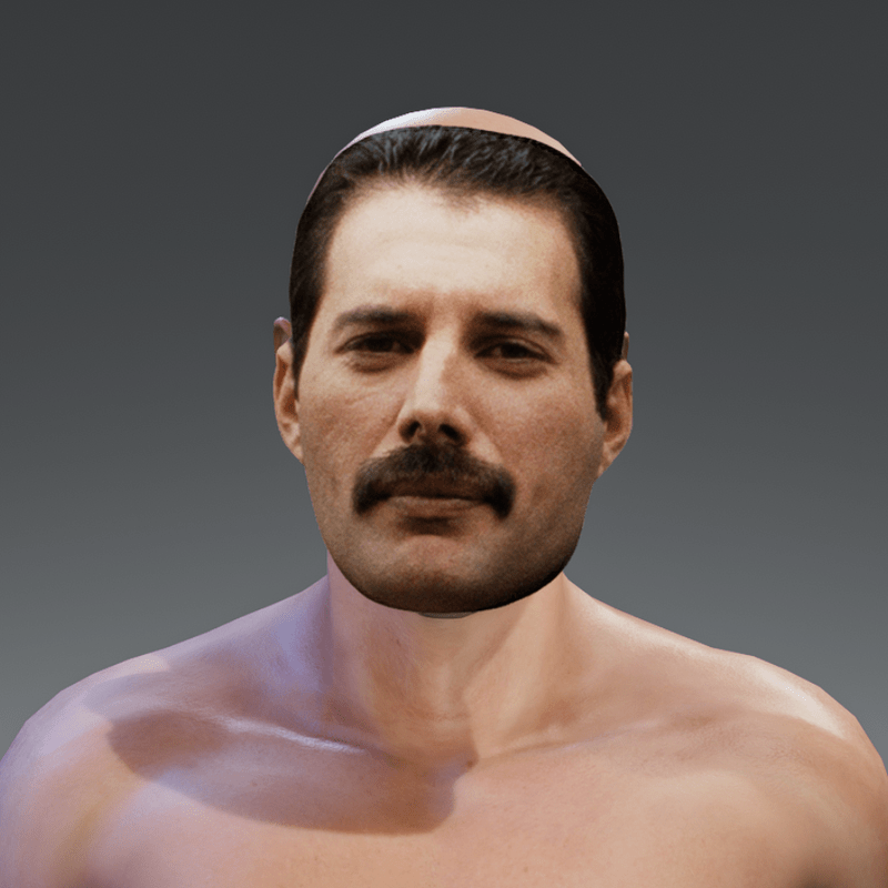 Freddy Mercury Mask Accessory