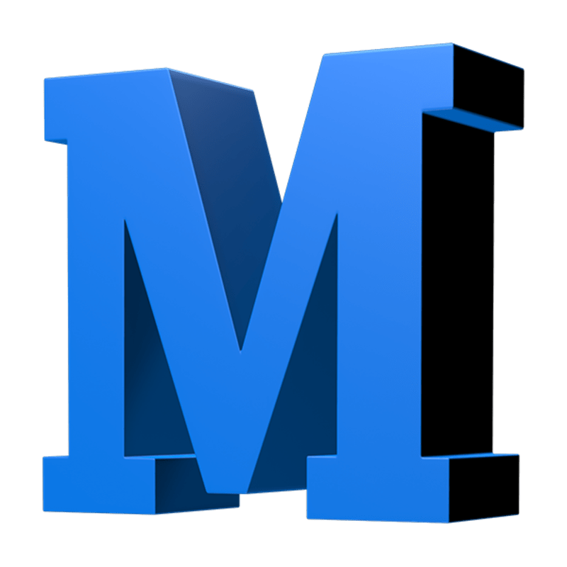 LOOT: Letter M (Blue)