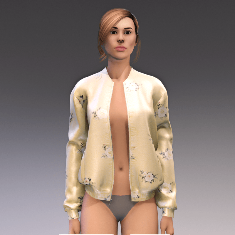 AV 2.0 Chic in the city bomber jacket - yellow