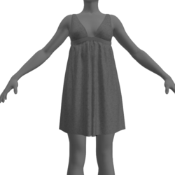 Innocence Nightie - Grey Cotton