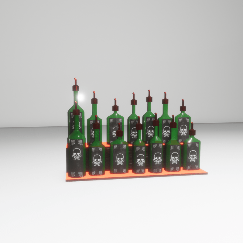 liquor bottles