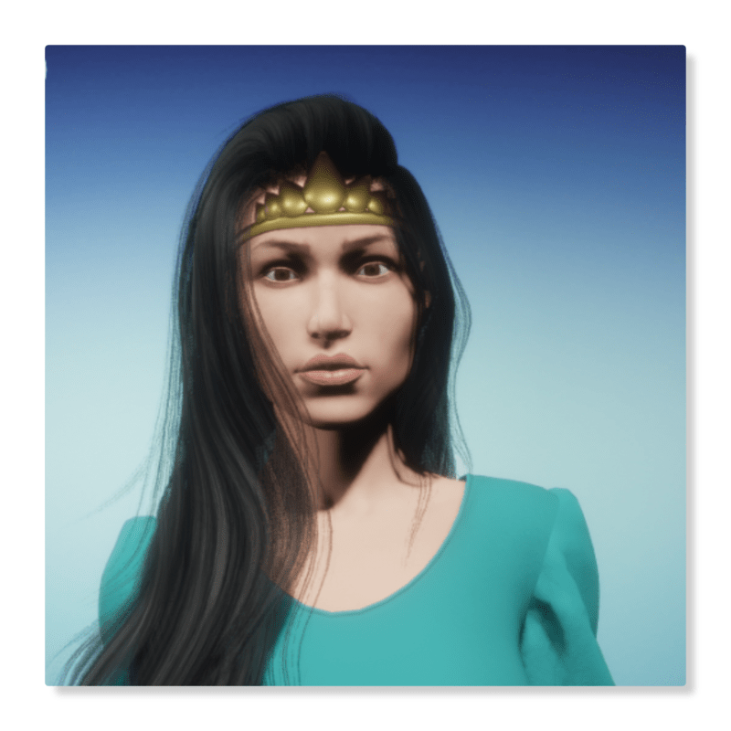 Circlet - Golden Tear Drops