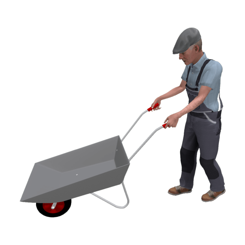 Bauarbeiter Alwin Bake