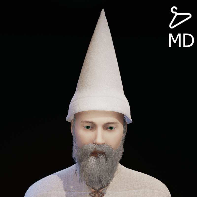 Gnome Hat - White