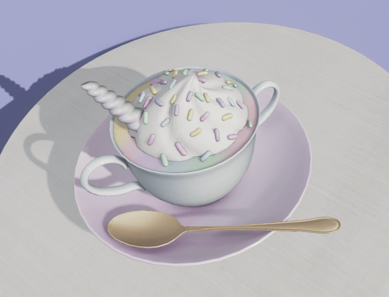 Unicorn Dessert Drink